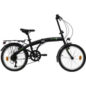 vélo pliant karma x one 20" – 6 vitesses shimano – noir mixte