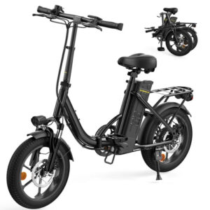 vélo Électrique pliant compact 16" – moteur 250w (crête 1000w) – autonomie 96 km – cadre bas mixte
