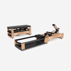 Boutique domyos woodrower 3 en 1 rameur banc connecté bois massif
