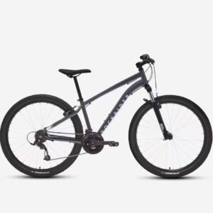 vtt semi rigide rockrider 27,5" — cadre aluminium — gris anthracite