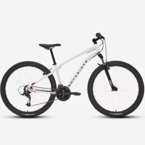 vtt semi rigide rockrider 27,5" — cadre aluminium — blanc