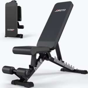 banc de muscu réglable md60, 363kg, pliable avec roues pour la maison