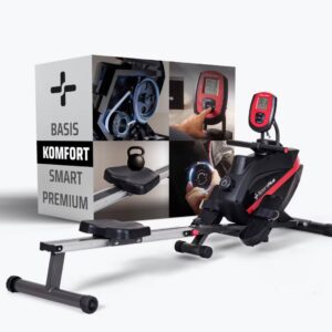 rameur sportplus pour la maison, pliable, frein magnétique, roulements à billes