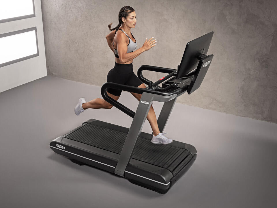 tapis de course connecté premium avec Écran 27" – slat belt tapis de course connecté premium avec Écran 27" – slat belt