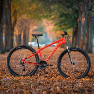vtt semi rigide rockrider 27,5" — cadre aluminium — orange
