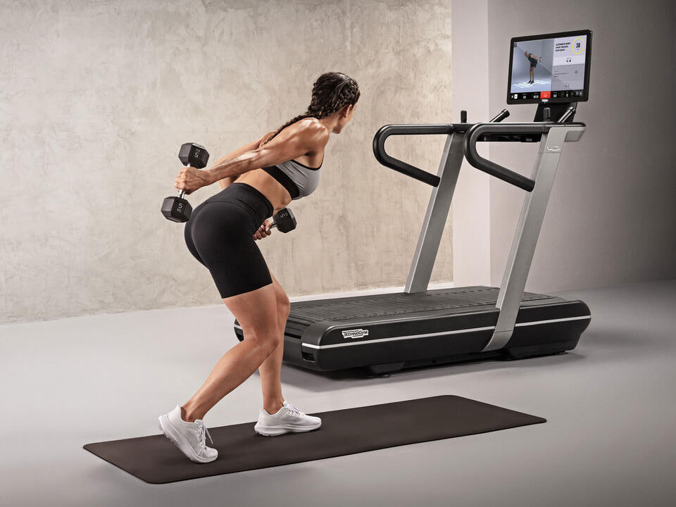 tapis de course connecté premium avec Écran 27" – slat belt tapis de course connecté premium avec Écran 27" – slat belt