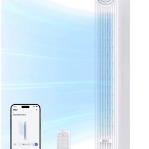 Ventilateur Tour Connecté DREO Nomad One S – Wi-Fi, Télécommande, 12 Vitesses, Oscillation 90°